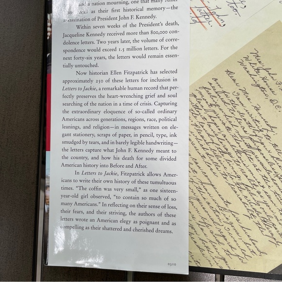 LETTERS TO JACKIE: CONDOLENCES FROM A GRIEVING NATION HARDCOVER BOOK!! - Picture 10 of 13
